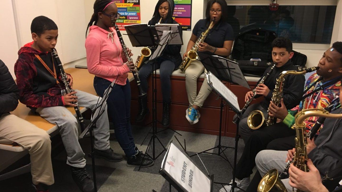 Bronzeville music class